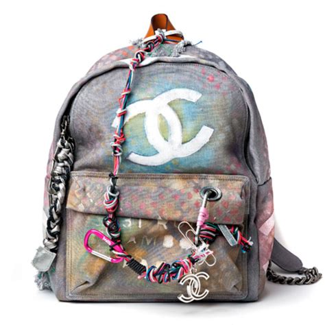 chanel backpack graffiti price